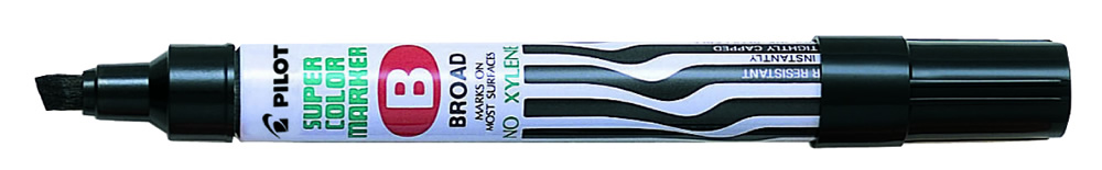 PILOT Permanent Marker Kesik - Siyah