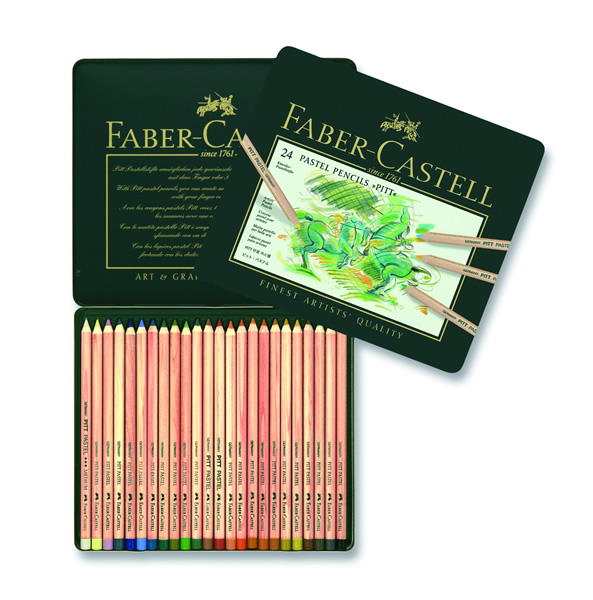 Faber Castell Pitt Pastel Boya Kalemi, 24 Renk