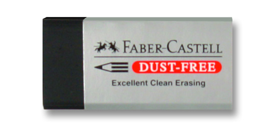 Faber Castell Dust Free Siyah Silgi, 24 lü