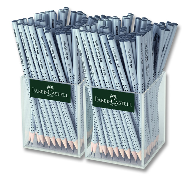 Faber Castell Grip 2001 Kurşunkalem Gri 144 lü Bar