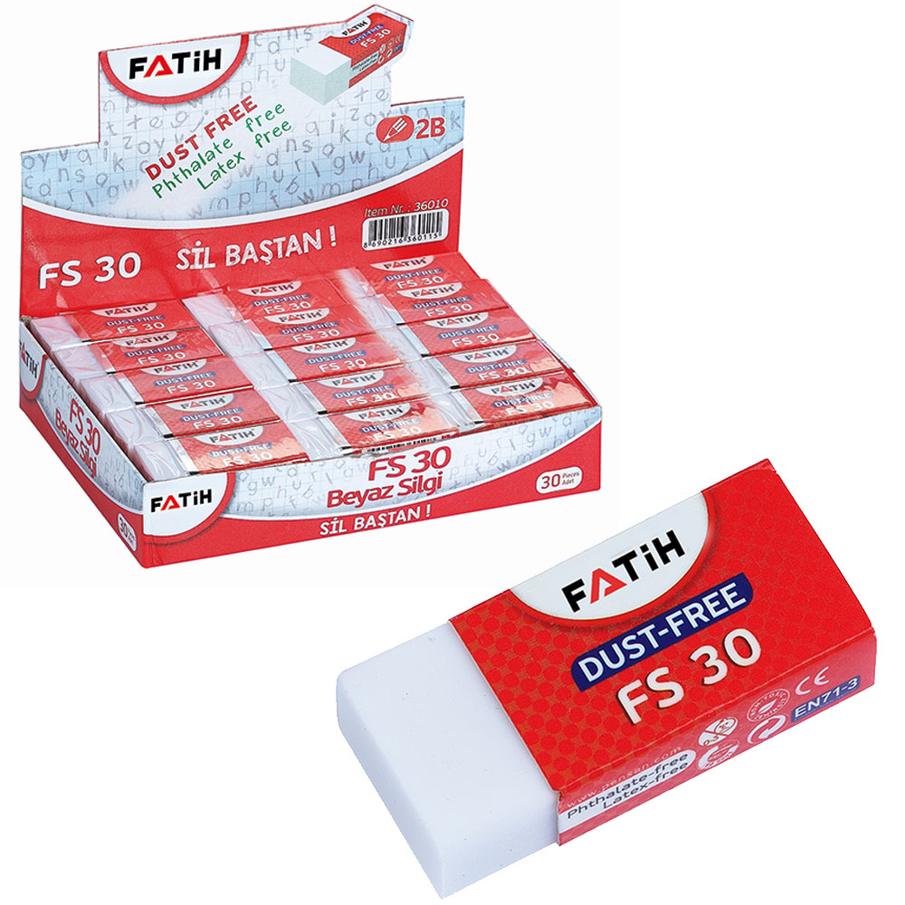 Fatih FS30 Beyaz Silgi