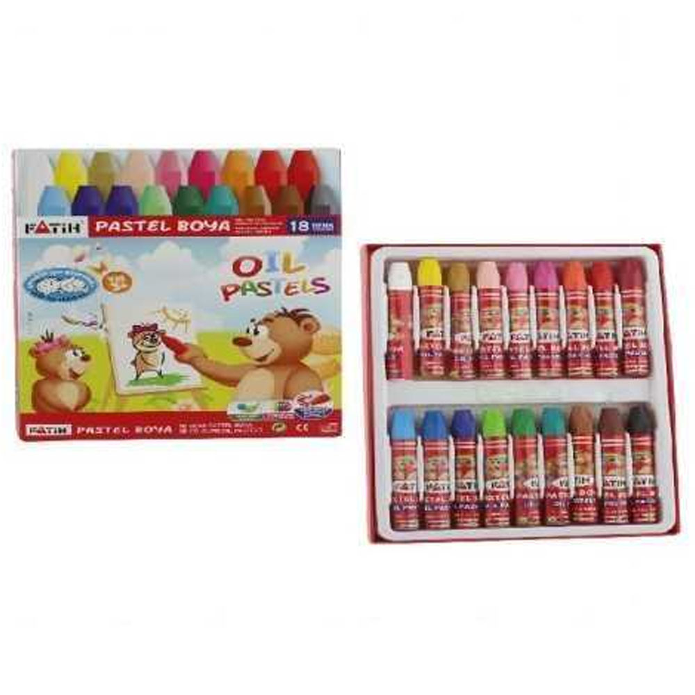 Fatih Pastel Boya 18 Renk King Size