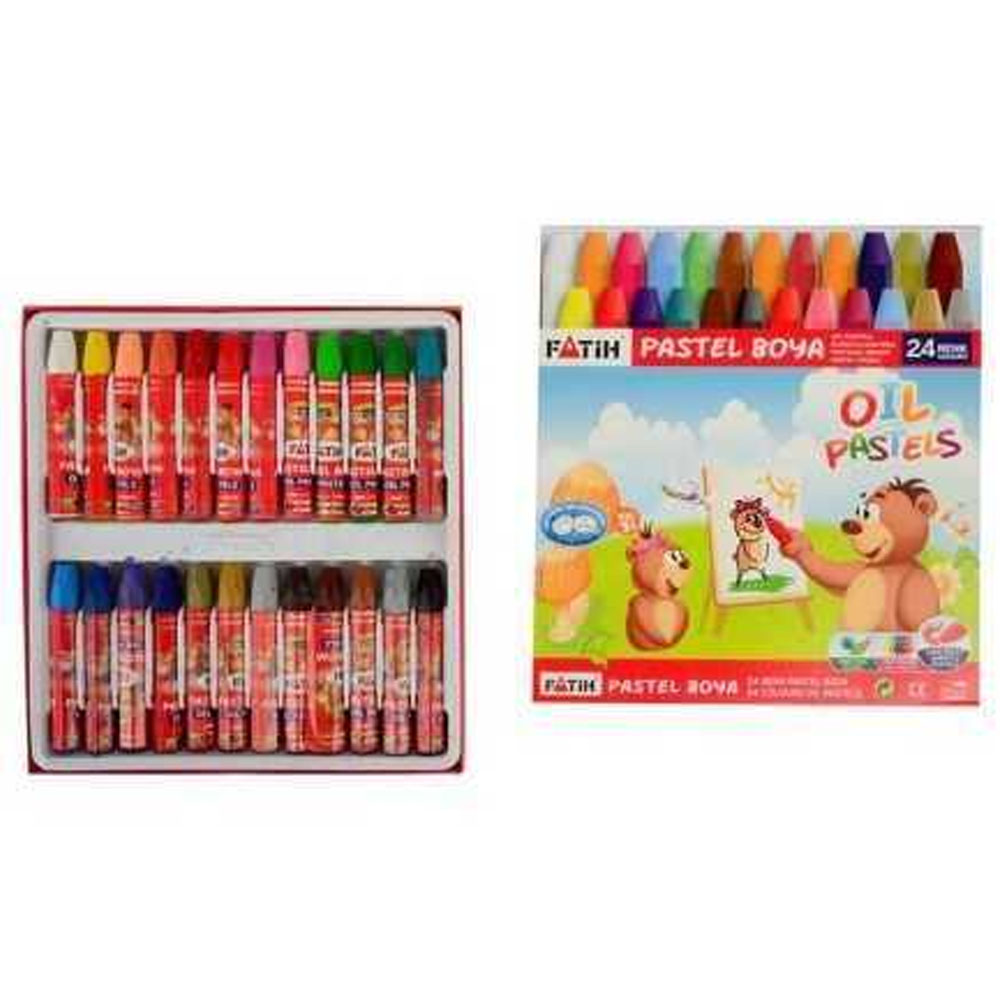 Fatih Pastel Boya 24 Renk King Size