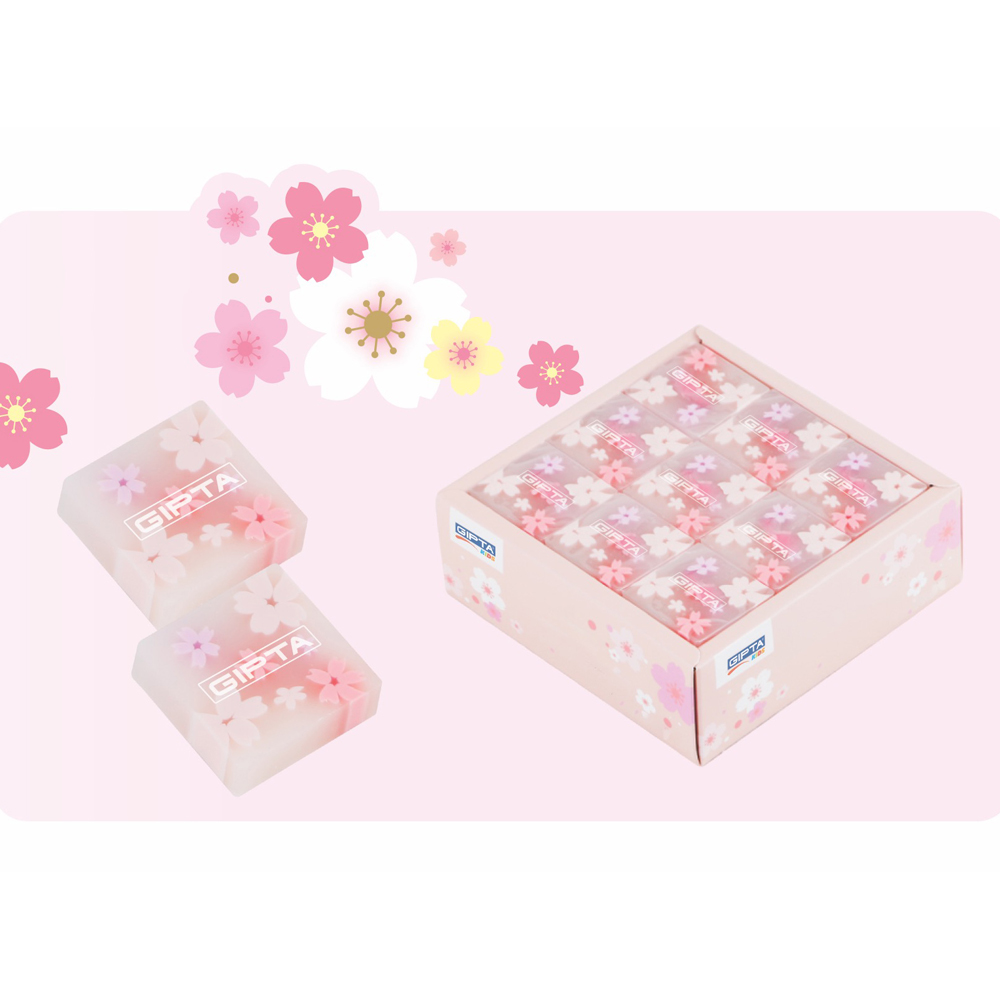 GIPTA SİLGİ - TRANSPARENT FLOWER 36LI 