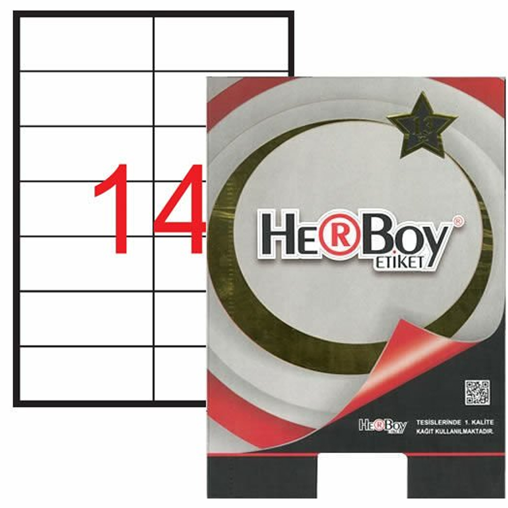 HERBOY LASER ETİKET HB-1114 105X41 mm