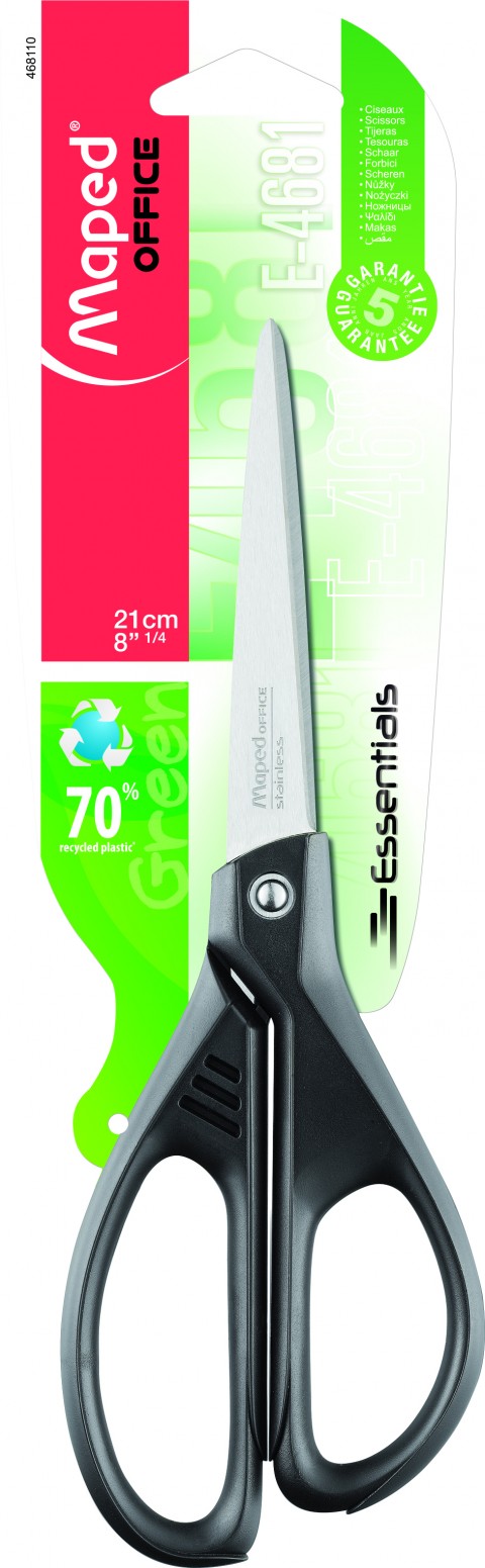 21 CM ESSENTIALS GREEN Asimetrik Makas