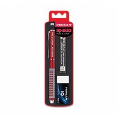 PENSAN IQ-DUO SET 0,7 MM KARIŞIK RENKLİ SİLGİ+MİN