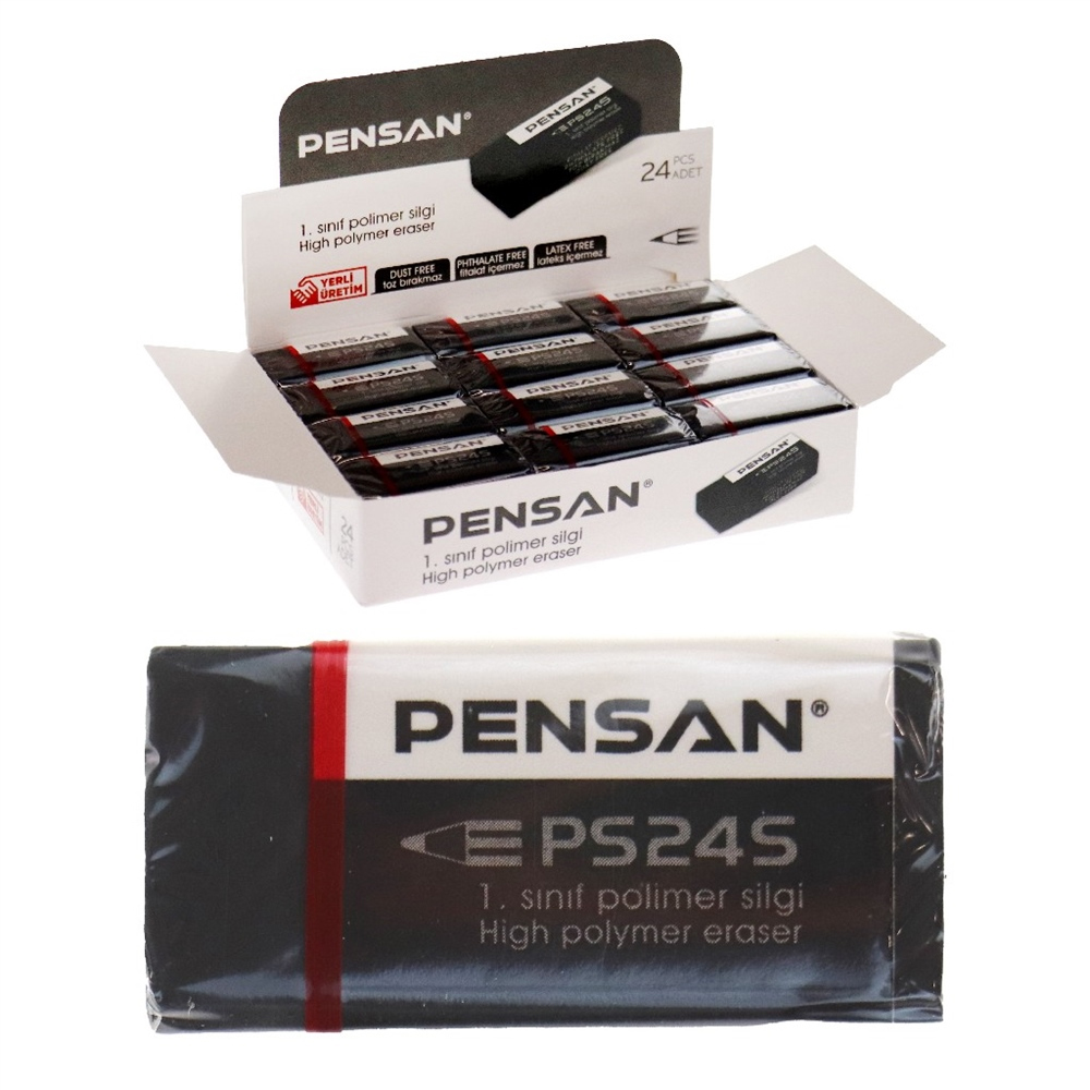 PENSAN PSS-24S SİYAH SİLGİ (24 LÜ) YENİ ÜRÜN