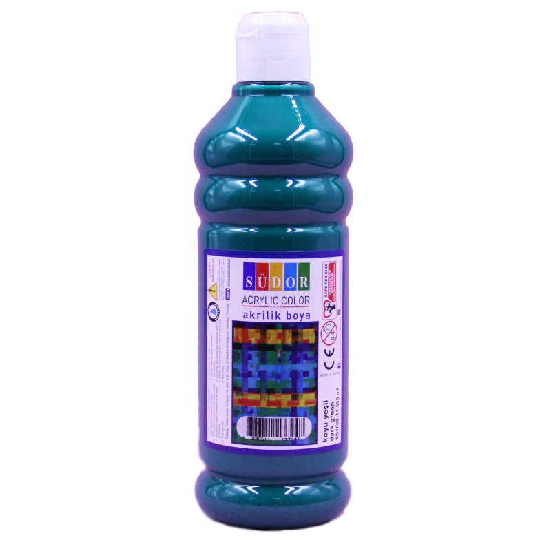 SÜDOR Akrilik Boya 500 ml Koyu Yeşil