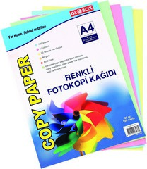 GLOBOX RENKLİ FOTOKOPİ KAĞIDI 100'LÜ-6536