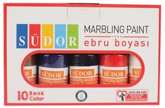 SÜDOR Ebru Boyası Set 10x25 ml
