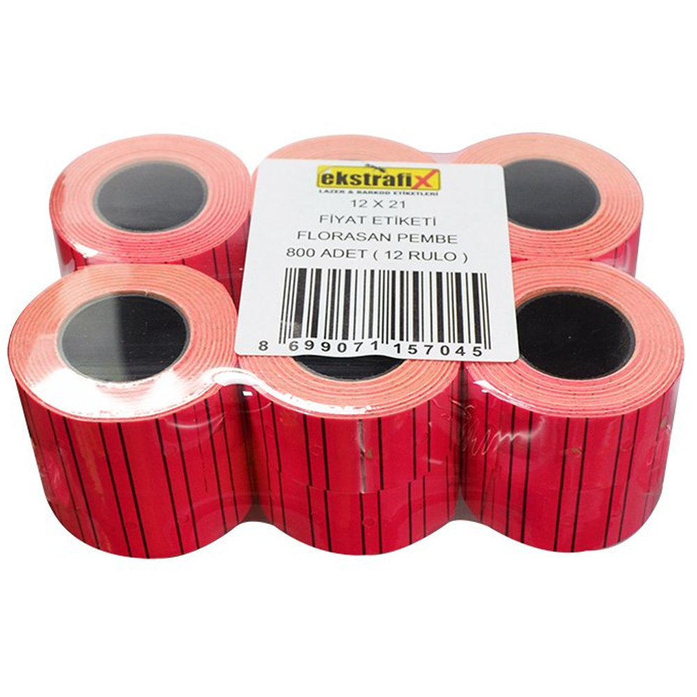 EKSTRAFİX (FİX-5704 )FİYAT ETİKETİ FLORASAN PEMBE