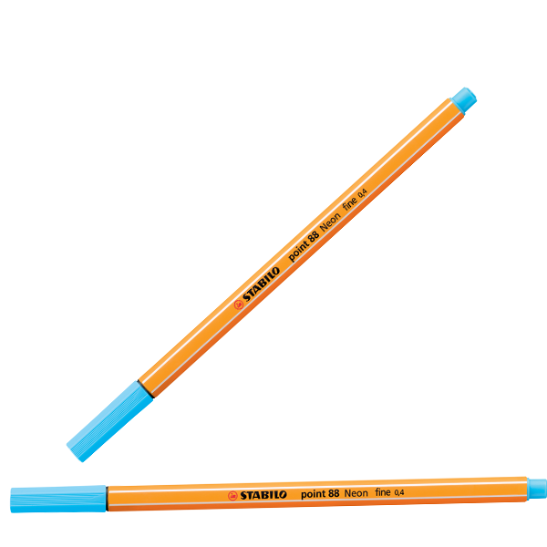 STABILO point 88 - Floresan Mavi