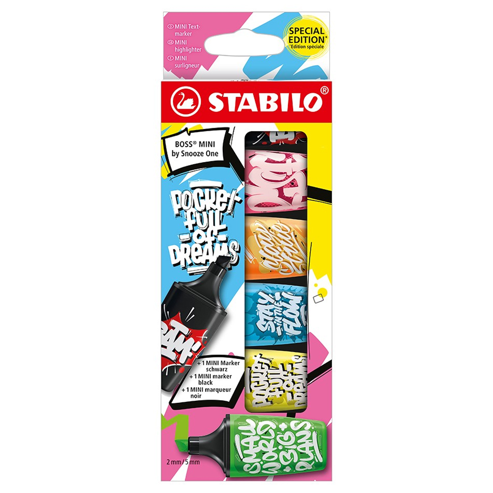 STABILO BOSS Mini by snooze one 6'lı YENİ