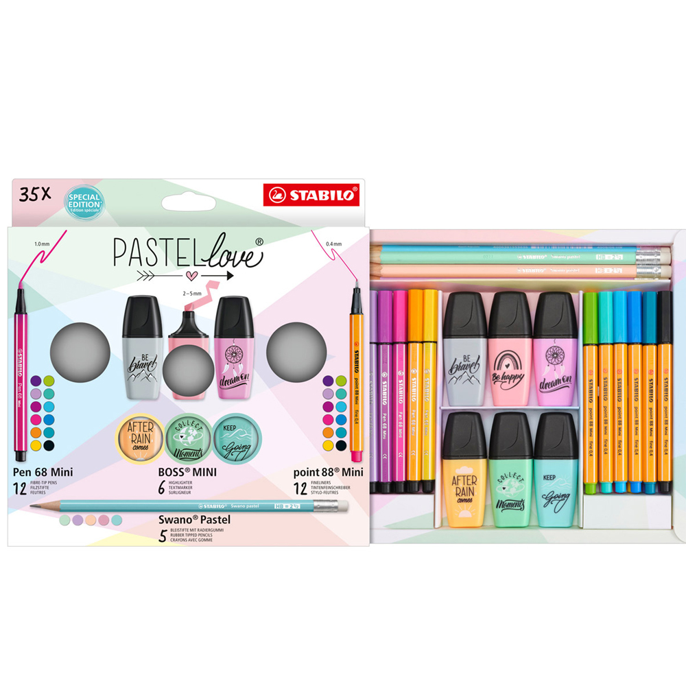 STABILO Pastellove Mini Set 35'li YENİ