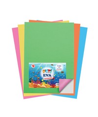 PUTİ A4 YAPIŞKANLI EVA 10LU  -KARIŞIK RENK