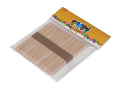 PUTİ AHŞAP KÜÇÜK  ÇUBUK  NATURAL   50Lİ