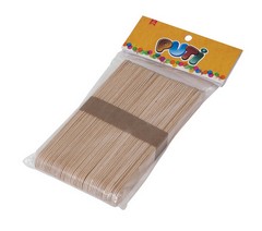 PUTİ AHŞAP BÜYÜK  ÇUBUK  NATURAL    50Lİ