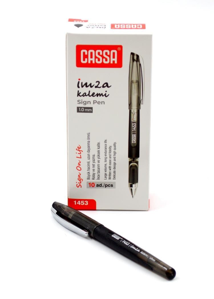 Cassa İMZA Kalemi 1.0 mm Siyah-1453