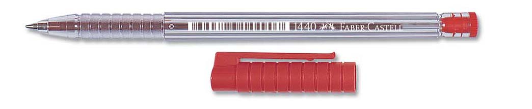 Faber Castell 1440 Tükenmez 0.8mm 50 li, Kırmızı