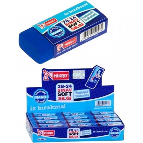MİKRO 2B-24SS (SINAV) SOFT SİLGİ