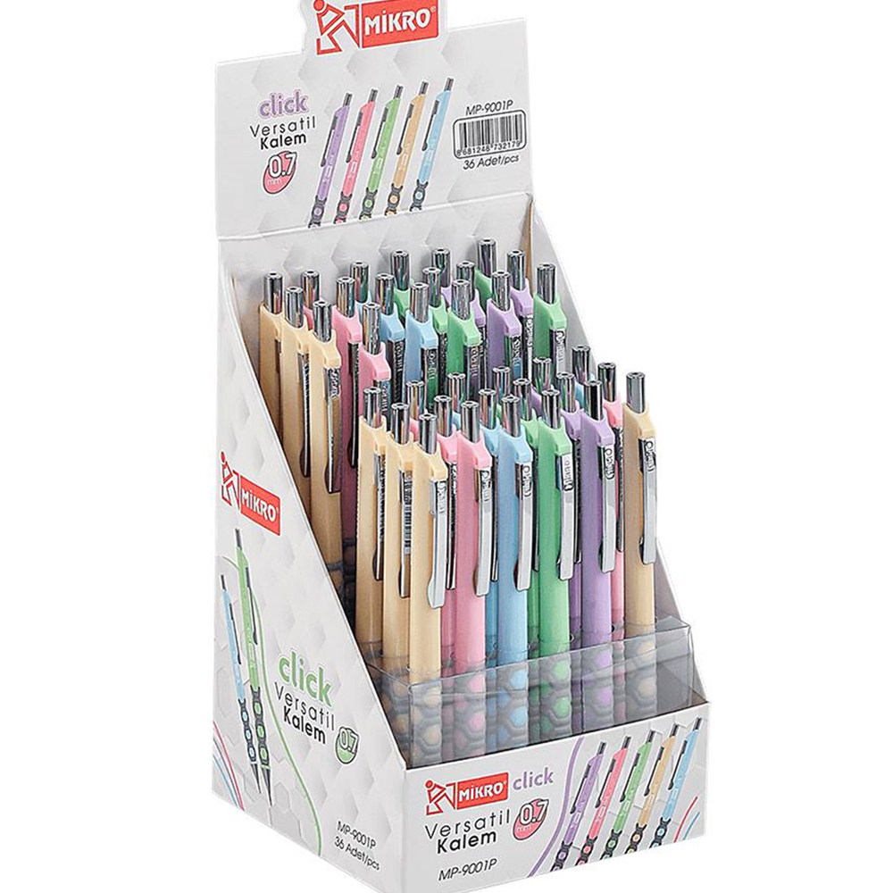 MİKRO MP 9001-36(PASTEL) STANDLI VERSATİL 0.7MM