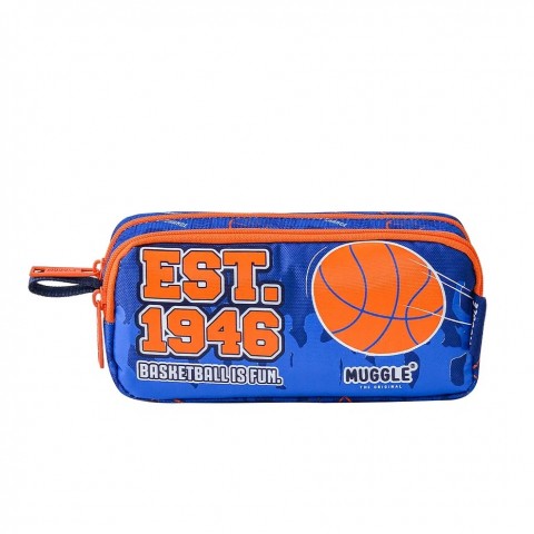 MUGGLE MU-9192 BASKET İS FUN MAVİ KALEM ÇANTASI
